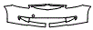 Bumper Kit pattern for the 2007 Honda Fit