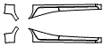 Rocker Panel Kit pattern for the 2020 Honda Fit