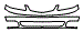 Bumper Kit pattern for the 2002 Mazda 626