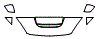 Hood, Fender and Mirror Kit pattern for the 2013 Mazda MAZDASPEED3