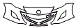 Grille and Bumper Kit pattern for the 2013 Mazda MAZDASPEED3