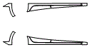 Rocker Panel Kit pattern for the 2018 Mazda MAZDA3