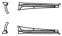 Rocker Panel Kit pattern for the 2014 Mazda MAZDA3