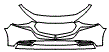 Bumper Kit pattern for the 2026 Mazda MAZDA3 (US)
