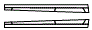 Rocker Panel Kit pattern for the 2021 Mazda MAZDA3 Hatchback