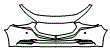 Bumper Kit pattern for the 2026 Mazda MAZDA3 (US)