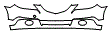 Bumper Kit pattern for the 2006 Mazda MAZDA3