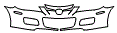 Grille and Bumper Kit pattern for the 2007 Mazda MAZDASPEED6