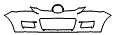 Bumper Kit pattern for the 2007 Mazda CX-7