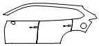 Rear Fender and Door Kit pattern for the 2021 Mazda CX-9