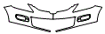 Bumper Kit pattern for the 2008 Mazda CX-9