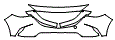 Bumper Kit pattern for the 2021 Mazda CX-9