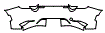 Rear Bumper Kit pattern for the 2016 Mazda MX-5 Miata
