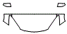 Hood, Fender and Mirror Kit pattern for the 2014 Mazda MAZDA2