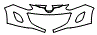 Bumper Kit pattern for the 2014 Mazda MAZDA2