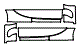 Rocker Panel Kit pattern for the 1995 Mazda RX-7