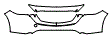 Bumper Kit pattern for the 2022 Mazda CX-5 (Canada)