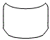 Full Hood Kit pattern for the 2021 Mazda CX-3