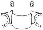 Full Fender, Full Hood and Mirror Kit pattern for the 2022 Mazda CX-3 (Canada)