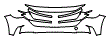 Bumper Kit pattern for the 2026 Mazda CX-50 (Canada)