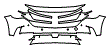 Bumper Kit pattern for the 2026 Mazda CX-50 (Canada)