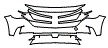 Bumper Kit pattern for the 2026 Mazda CX-50 (Canada)