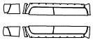 Rocker Panel Kit pattern for the 2026 Nissan Frontier