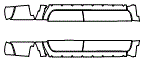 Rocker Panel Kit pattern for the 2026 Nissan Frontier