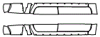 Rocker Panel Kit pattern for the 2026 Nissan Frontier