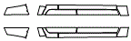 Rocker Panel Kit pattern for the 2005 Nissan Frontier