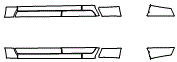 Rocker Panel Kit pattern for the 2005 Nissan Frontier