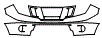 Grille and Bumper Kit pattern for the 2009 Nissan Frontier