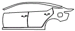 Rear Fender and Door Kit pattern for the 2026 Nissan Altima