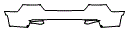 Rear Bumper Kit pattern for the 2021 Nissan Altima