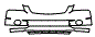 Bumper Kit pattern for the 2005 Nissan Altima
