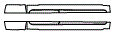 Door Sill and Rocker Panel Kit pattern for the 2005 Nissan Altima