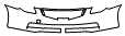 Grille and Bumper Kit pattern for the 2008 Nissan Altima
