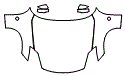 Full Hood, Fender and Mirror Kit pattern for the 2003 Nissan 350Z