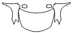 Full Hood, Fender and Mirror Kit pattern for the 2003 Nissan Murano