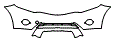Bumper and Luggage Area Kit pattern for the 2010 Nissan Murano
