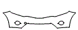 Bumper and Luggage Area Kit pattern for the 2010 Nissan Murano