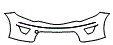 Bumper and Luggage Area Kit pattern for the 2010 Nissan Murano