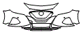 Bumper Kit pattern for the 2023 Nissan Maxima