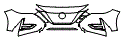 Bumper Kit pattern for the 2021 Nissan Sentra