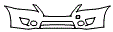 Bumper Kit pattern for the 2014 Nissan Sentra