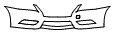 Bumper Kit pattern for the 2014 Nissan Sentra