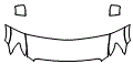 Hood, Fender and Mirror Kit pattern for the 2024 Nissan Titan