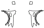 Full Fender and Mirror Kit pattern for the 2017 Nissan Titan