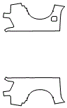 Outer Bed Panel Kit pattern for the 2004 Nissan Titan