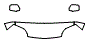 Hood, Fender and Mirror Kit pattern for the 2006 Nissan X-Trail